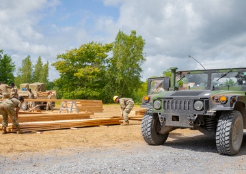 Connecticut National Guard Engineers Build Holding Area for Military Detainees.