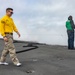 Abraham Lincoln conducts a boot shoot on the flight deck