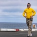 Abraham Lincoln conducts a boot shoot on the flight deck