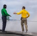 Abraham Lincoln conducts a boot shoot on the flight deck