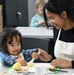 Making spooky snacks with Fort Drum’s Family Advocacy Program