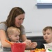 Making spooky snacks with Fort Drum’s Family Advocacy Program