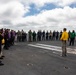 Abraham Lincoln conducts a boot shoot on the flight deck