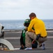 Abraham Lincoln conducts a boot shoot on the flight deck