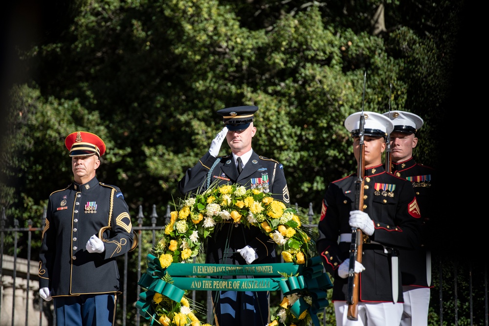 Australian Prime Minister Anthony Albanese Visits Arlington National Cemetery