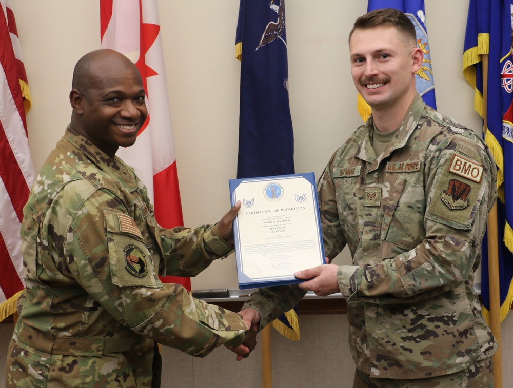 Seymour promoted to Technical Sergeant