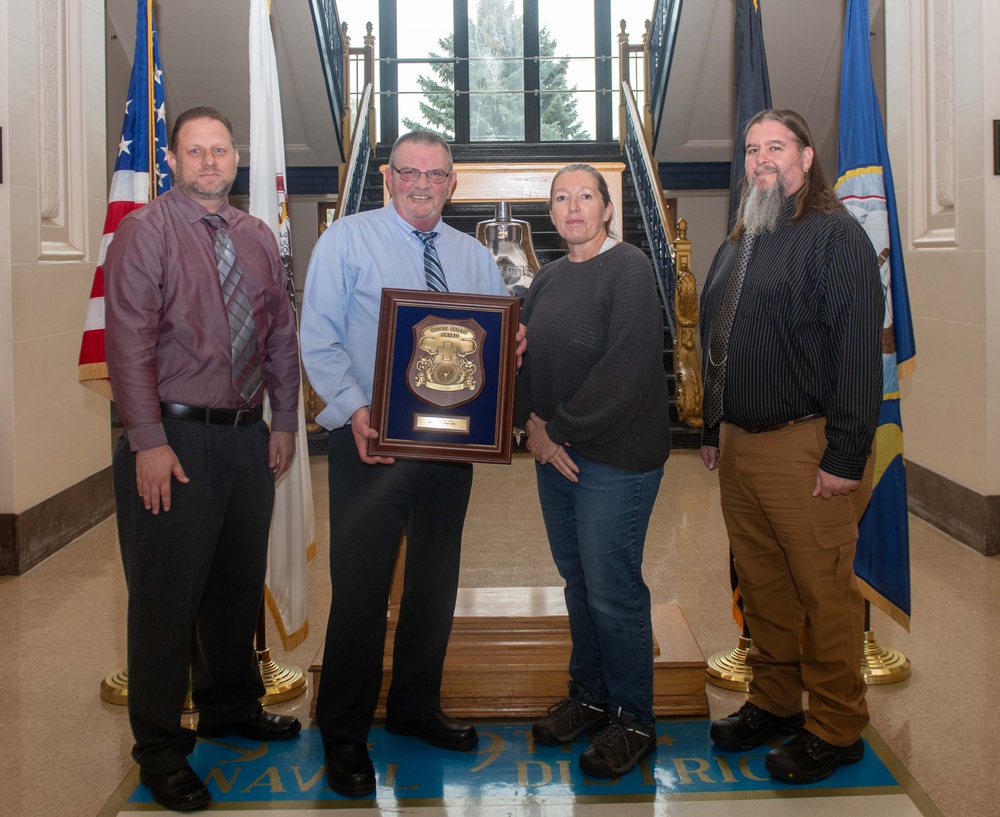 NSGL Awarded CNO Shore Safety Award