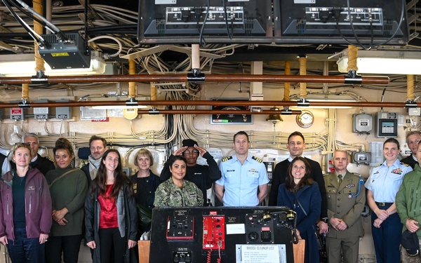 Coast Guard Cutter Healy gives tours in Copenhagen