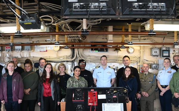 Coast Guard Cutter Healy gives tours in Copenhagen