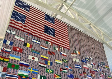 Handmade Flag Honoring 9/11 Victims on Display at Fort Campbell