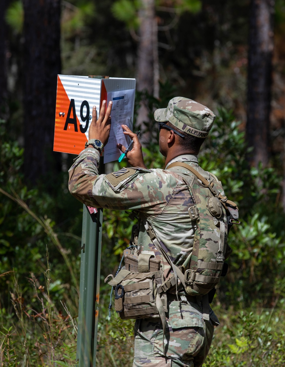 1st ABCT 3ID E3B Land Navigation