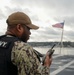 U.S. Navy Sailor Roves Flight Deck