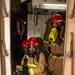 Sailors Man Firehose During Drill