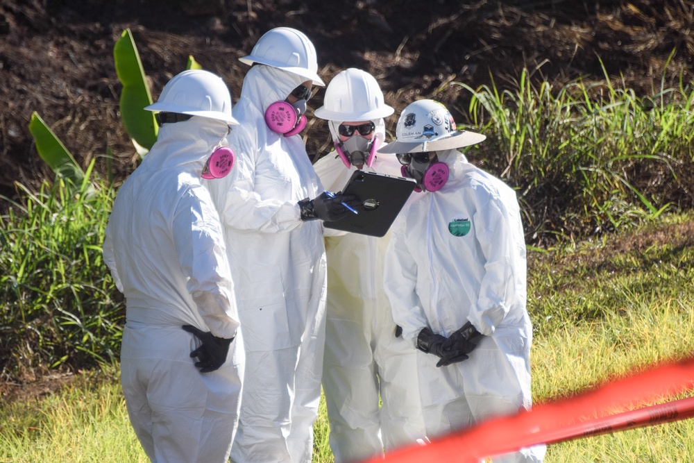 USACE conducts first wildfire debris removal site assessment in Kula, Hawai‘i