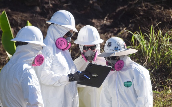 USACE conducts first wildfire debris removal site assessment in Kula, Hawai‘i