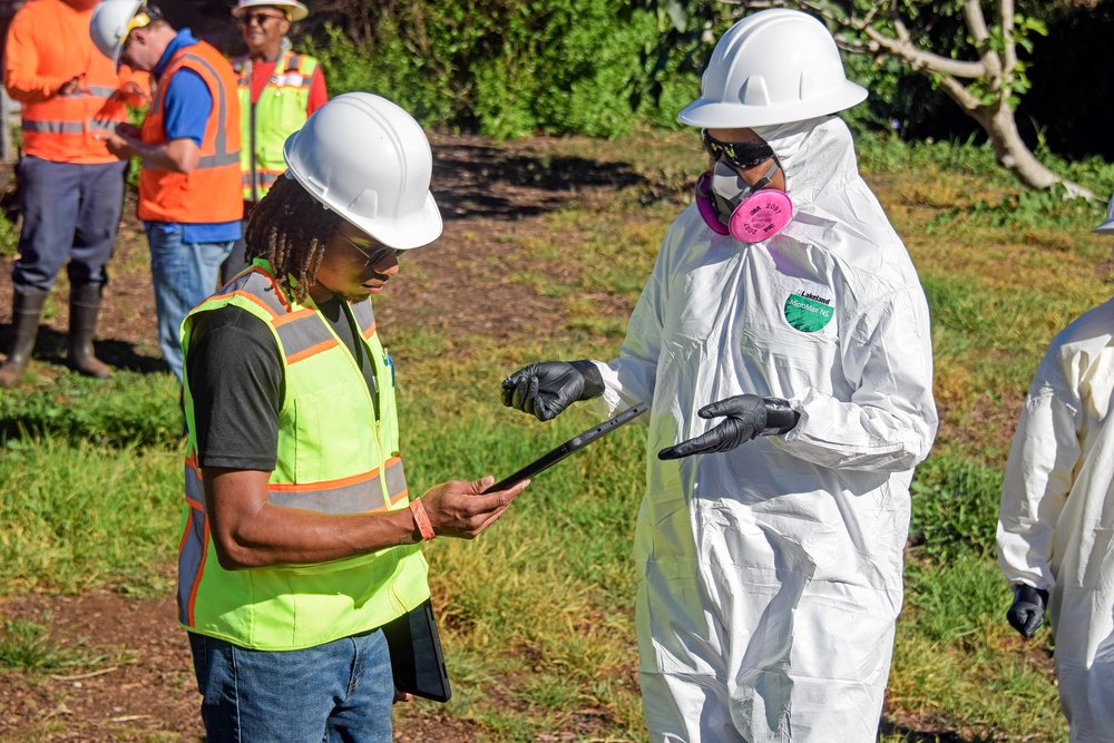 USACE conducts first wildfire debris removal site assessment in Kula, Hawai‘i