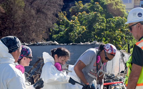 USACE conducts first wildfire debris removal site assessment in Kula, Hawai‘i