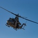 Marine helicopters participate in close air support