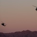 Marine helicopters participate in close air support