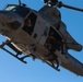 Marine helicopters participate in close air support