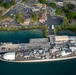 Aerial view of the Battleship Missouri Memorial