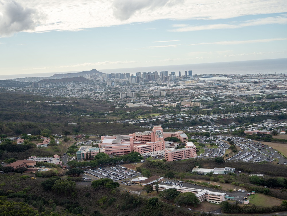 Aerial view of Tripler Army Medical Center