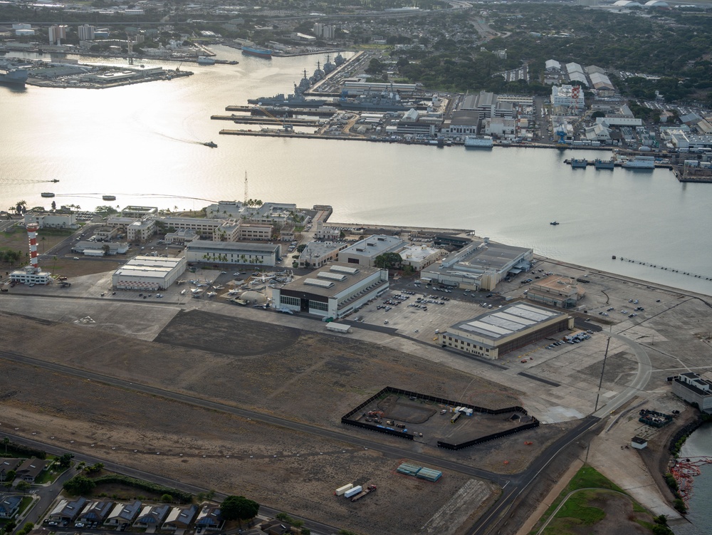 Aerial view of Ford Island