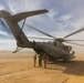 U.S. Marines set up a helicopter expeditionary fueling system