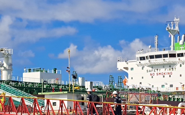 U.S. Coast Guard Forces Micronesia/Sector Guam ensures maritime safety and environmental stewardship with notable tank vessel exam