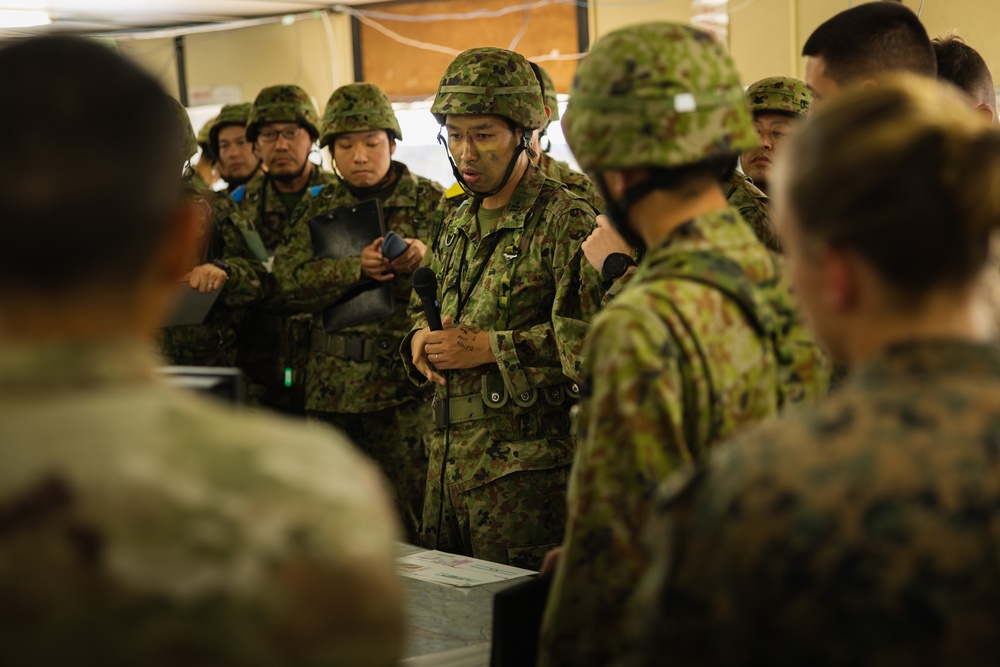 Resolute Dragon 23 FTX Hijyudai Bilateral Coordination Center Operations