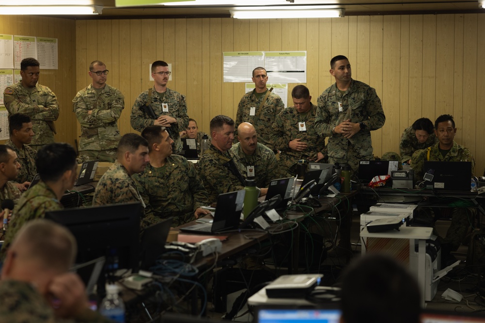 Resolute Dragon 23 FTX Hijyudai Bilateral Coordination Center Operations