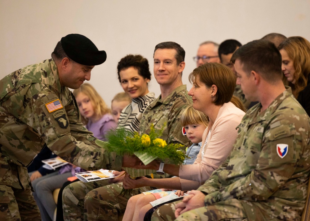 USAG Rheinland-Pfalz welcomes new CSM during Assumption of Responsibilities ceremony