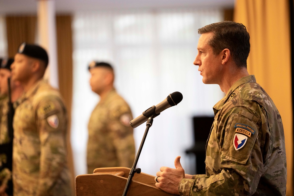 USAG Rheinland-Pfalz welcomes new CSM during Assumption of Responsibilities ceremony