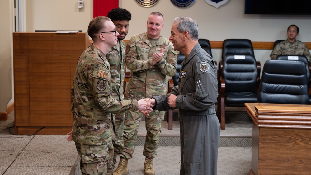 PACAF command team visits theater’s readiness experts, get pulse of the Pack