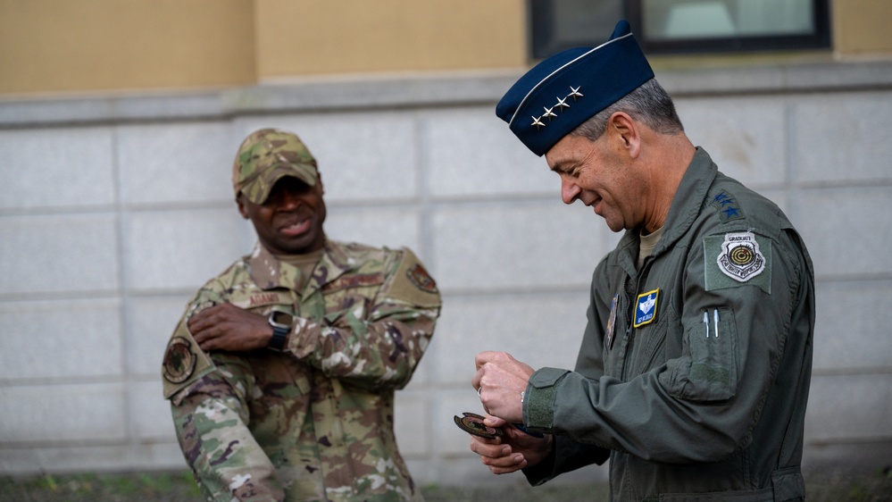 PACAF command team visits theater’s readiness experts, get pulse of the Pack