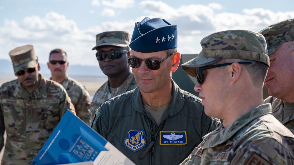 PACAF command team visits theater’s readiness experts, get pulse of the Pack