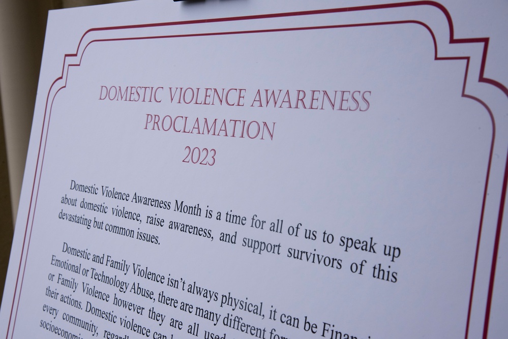 Domestic Violence Awareness Proclamation 2023