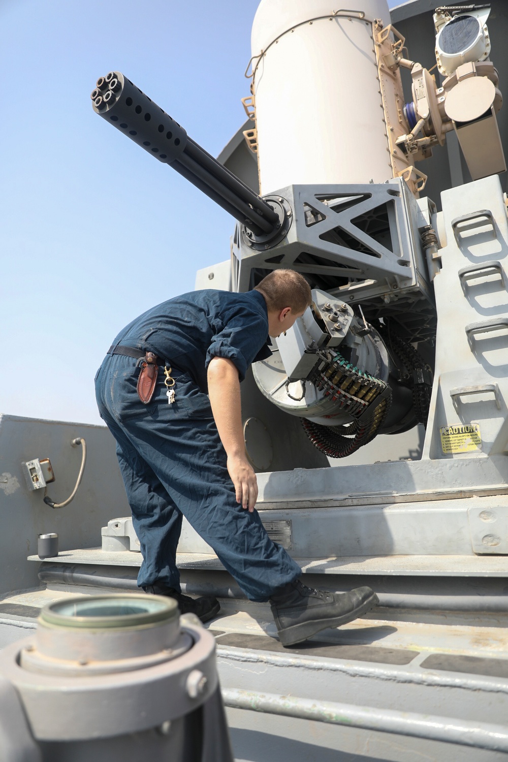 USS Bataan Sailors Conduct Weapon Maintenance