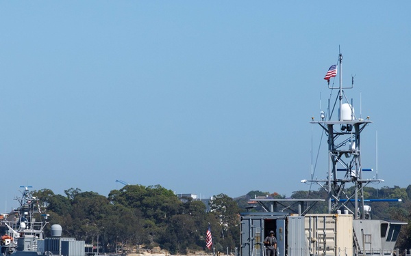 Unmanned Surface Vessel Division One Arrives in Sydney Harbor