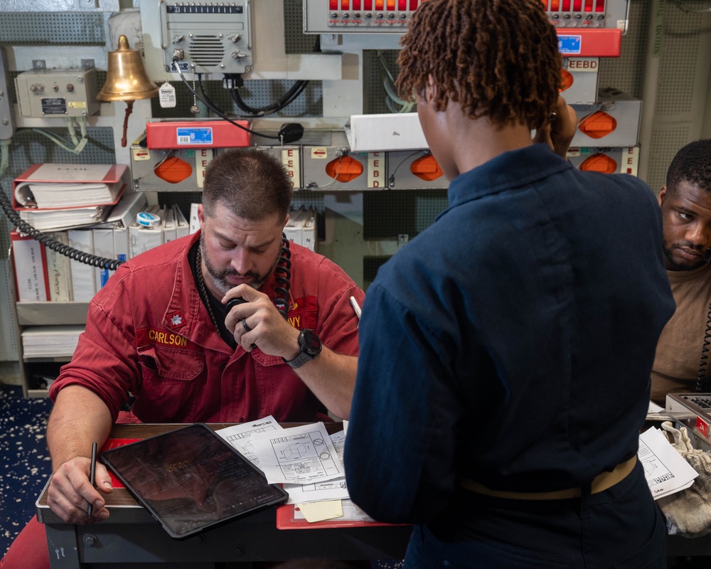 USS Bataan Sailors Conduct General Quarters