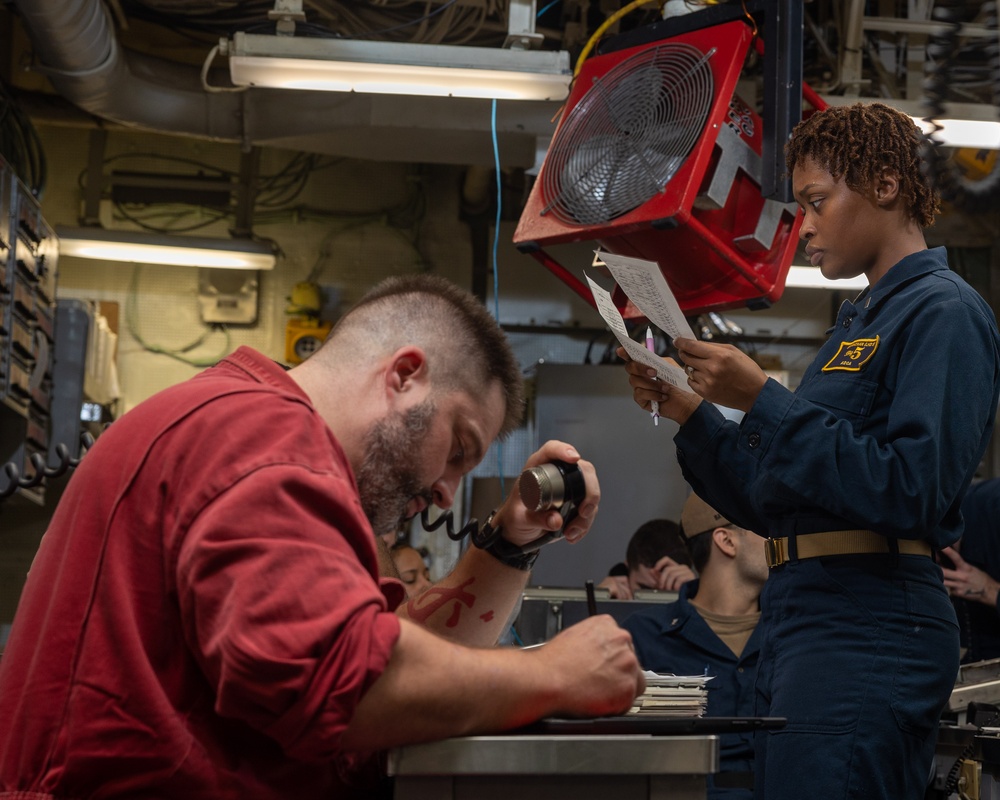 USS Bataan Sailors Conduct General Quarters