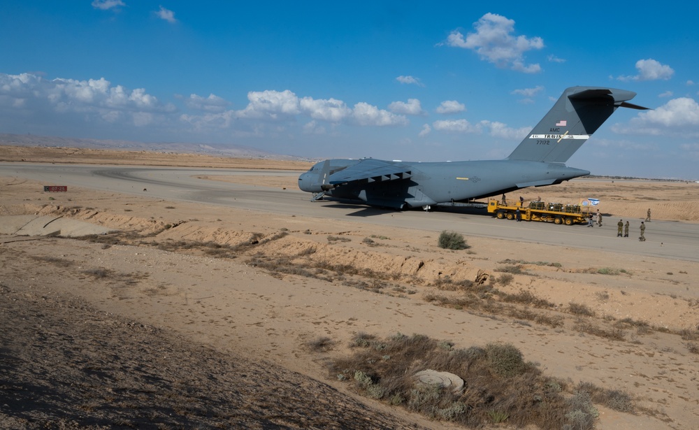 U.S. Air Force Airmen supply Israel with missile defense