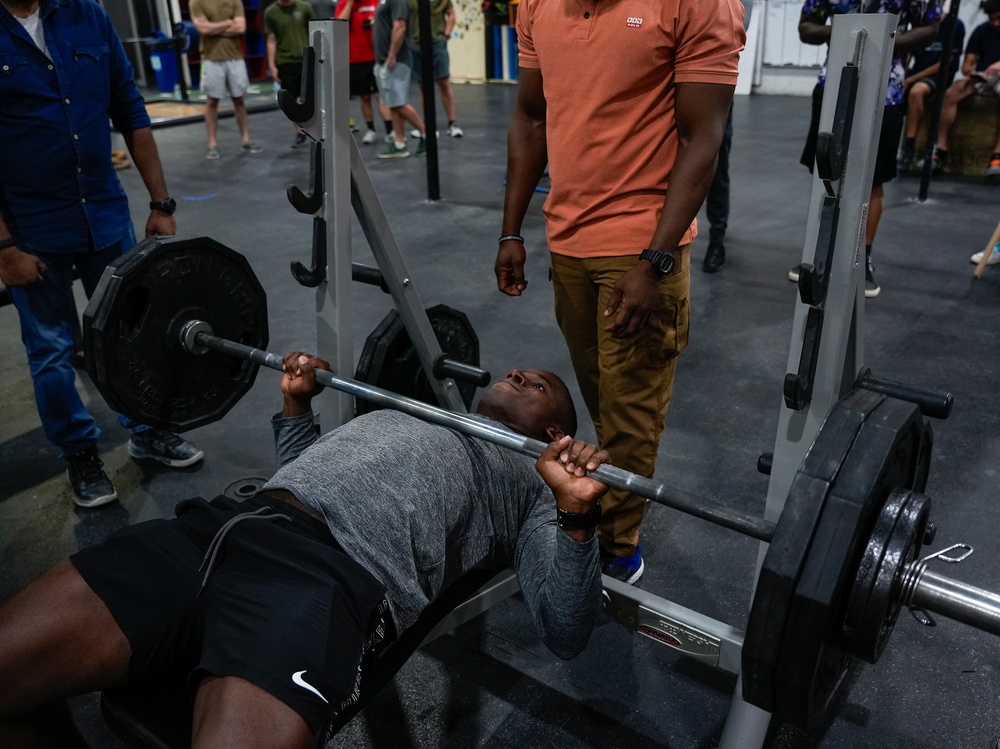 Camp Arifjan, Kuwait hosts Benchpress Competition