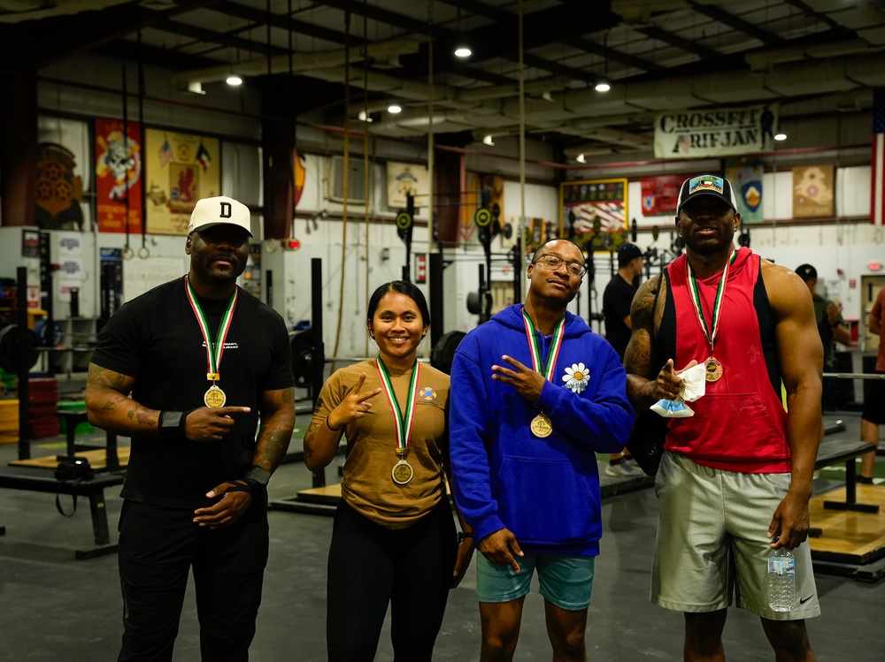 Camp Arifjan, Kuwait hosts Benchpress Competition