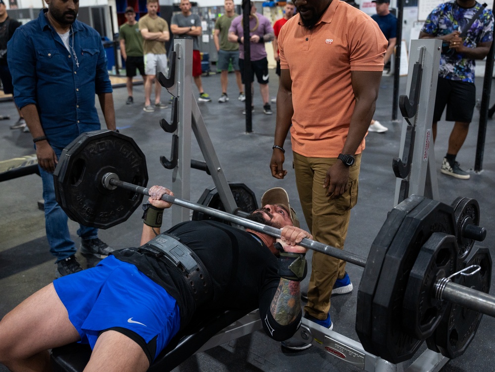 Camp Arifjan, Kuwait hosts Benchpress Competition