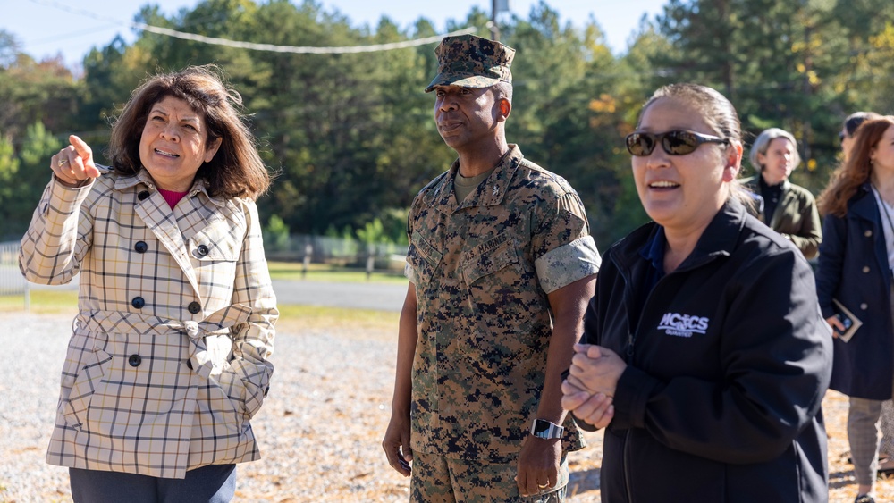 Deputy Assistant Secretary of Defense for Military Community and Family Tours Marine Corps Base Quantico Facilities