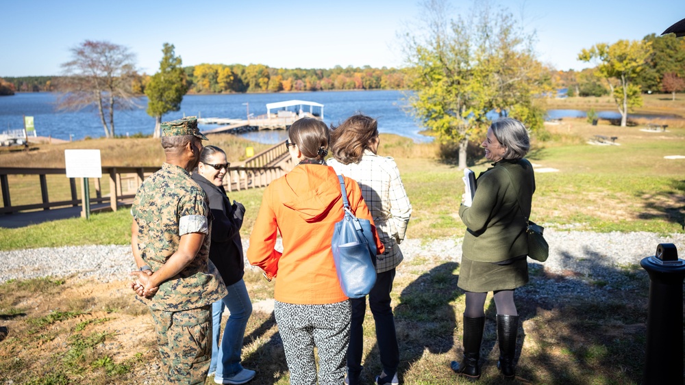 Deputy Assistant Secretary of Defense for Military Community and Family Tours Marine Corps Base Quantico Facilities