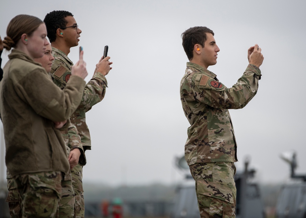 104th Fighter Wing hosts AFROTC cadets