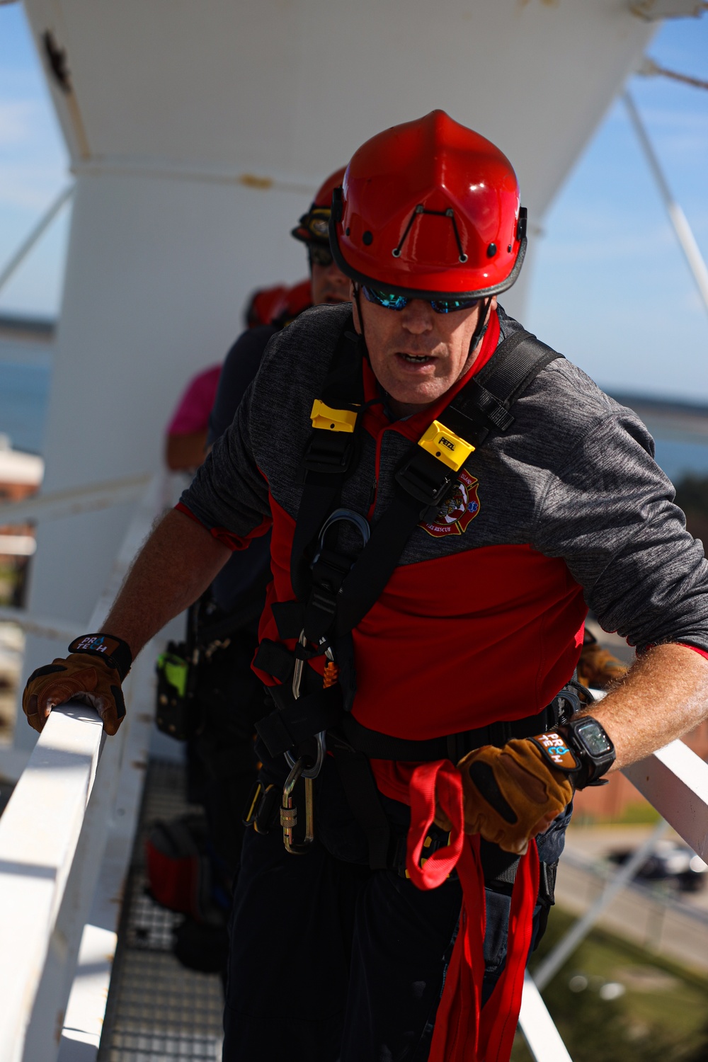 High-Angle Rescue Drill