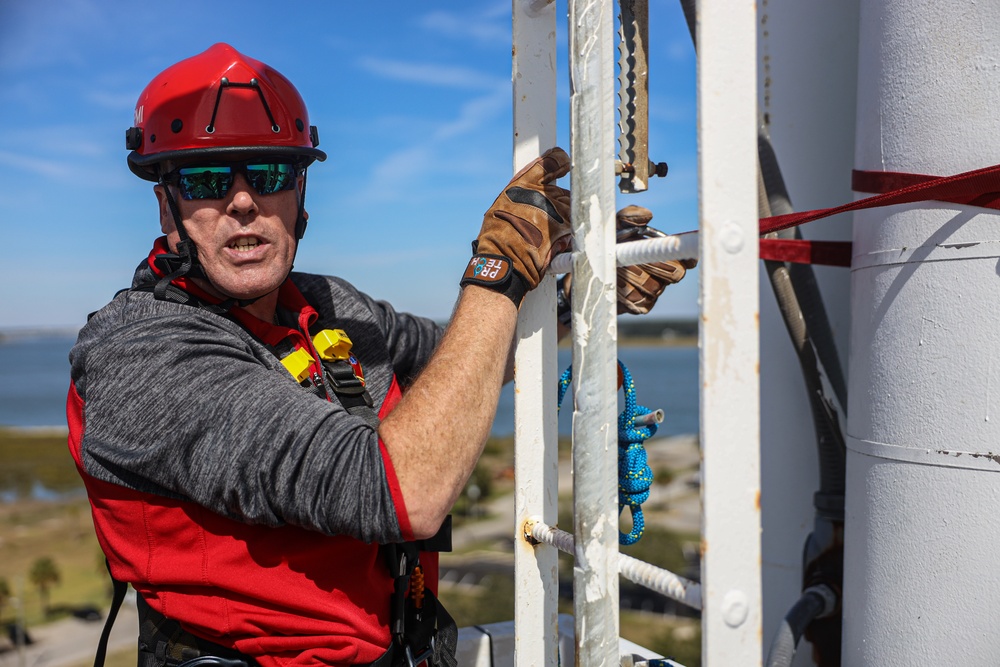 High-Angle Rescue Drill